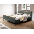 Łóżko Evora 180x200 Zielony/Dąb Lefkas