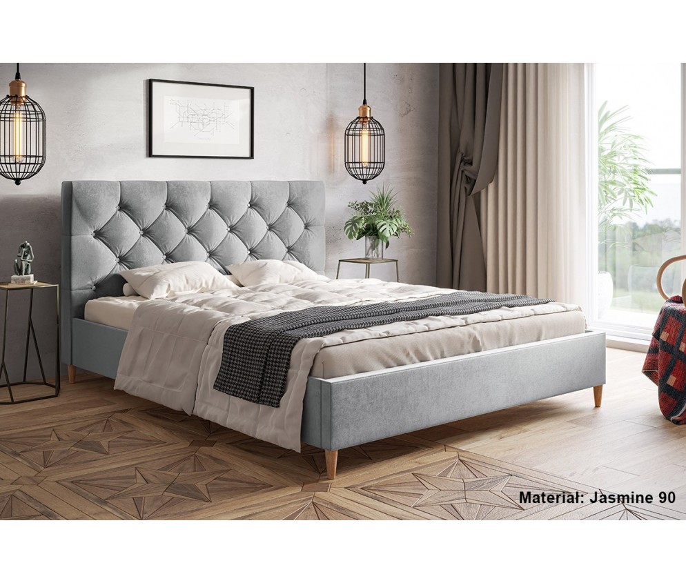 lozka - Łóżko Lux 6 120x200 sypialniane tapicerowane
