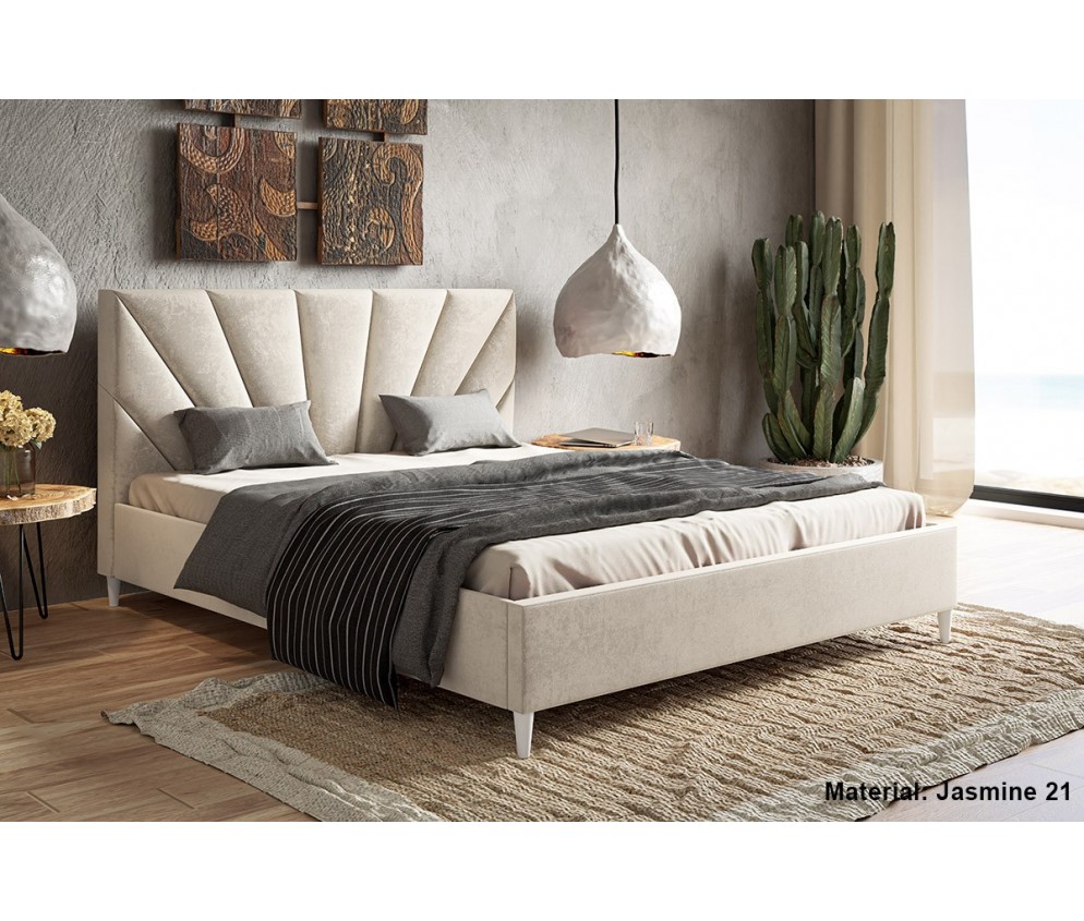 lozka - Łóżko Lux 3 140x200 sypialniane tapicerowane
