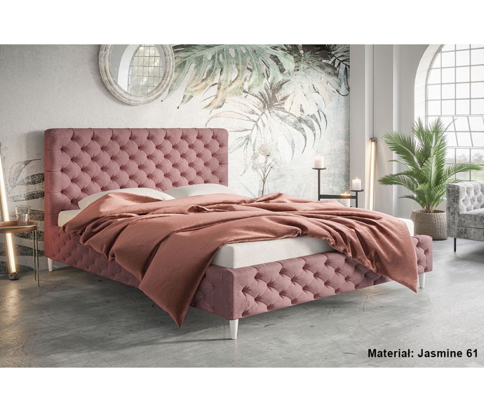 lozka - Łóżko Lux 5 140x200 sypialniane tapicerowane