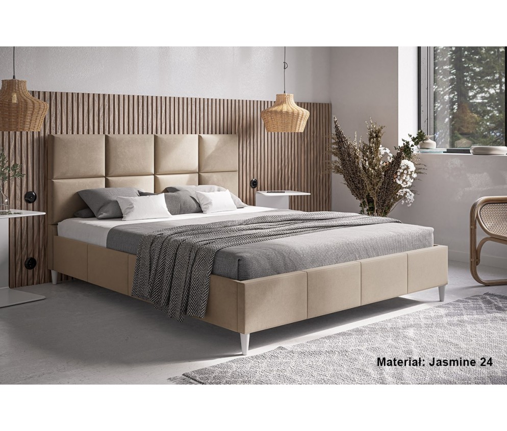 lozka - Łóżko Lux 1 160x200 sypialniane tapicerowane