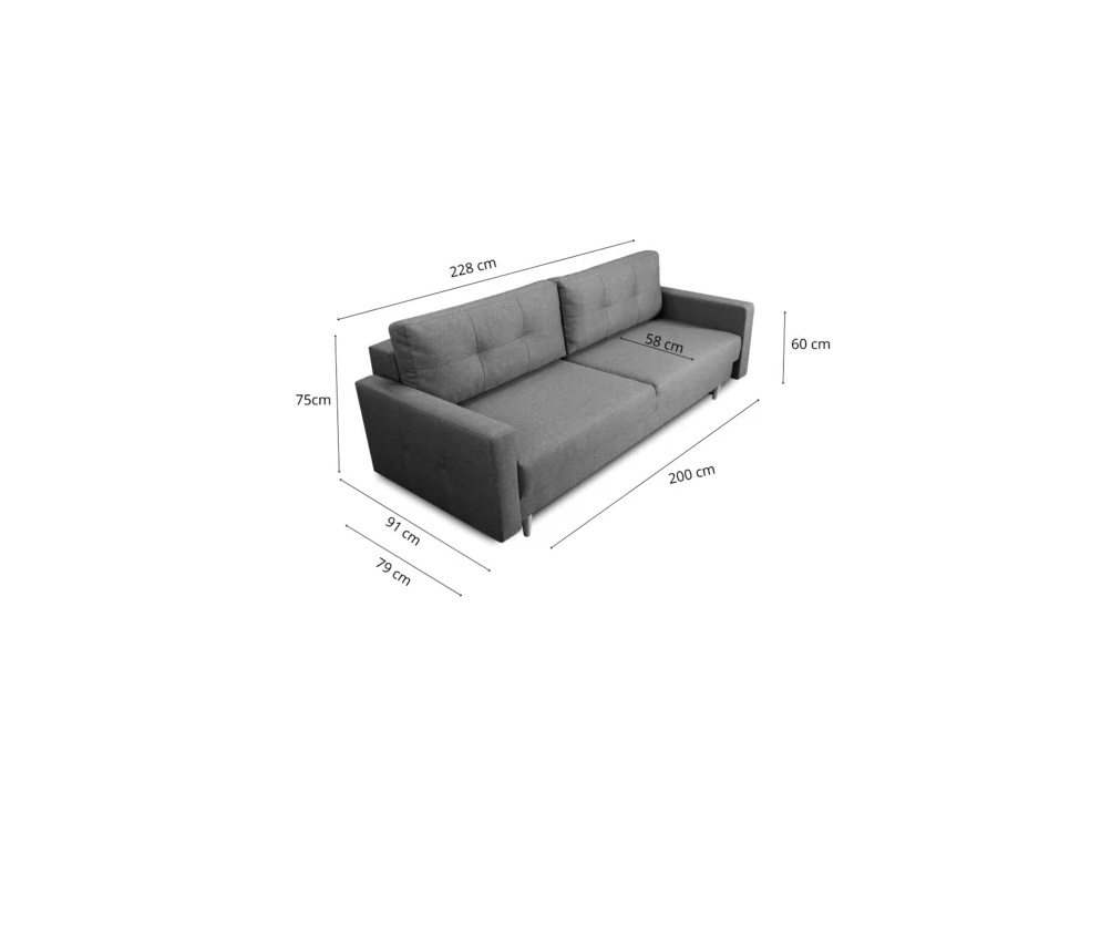 Sofa Lena 3-osobowa
