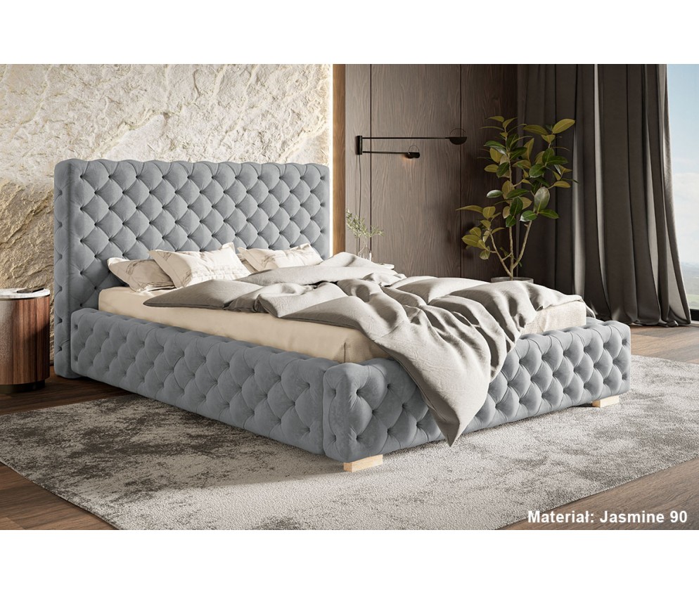 lozka - Łóżko Bed 15 140x200 sypialniane tapicerowane