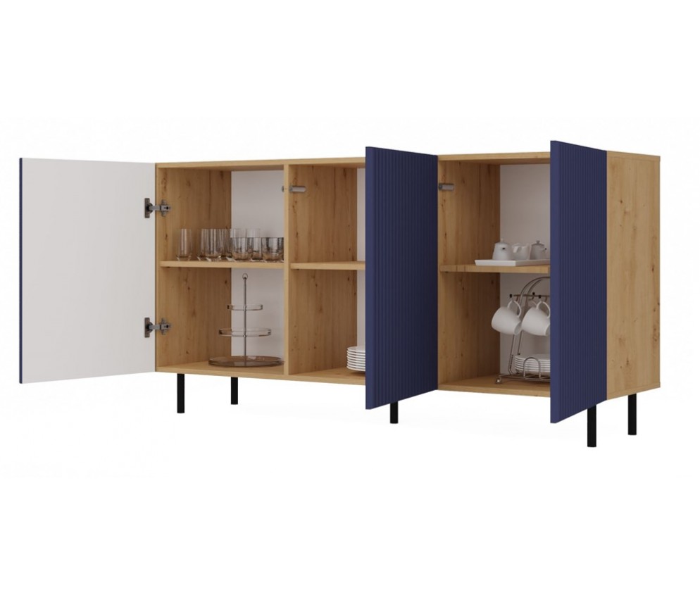 Komoda KAMA 3D SLIM ARISAN GRANAT