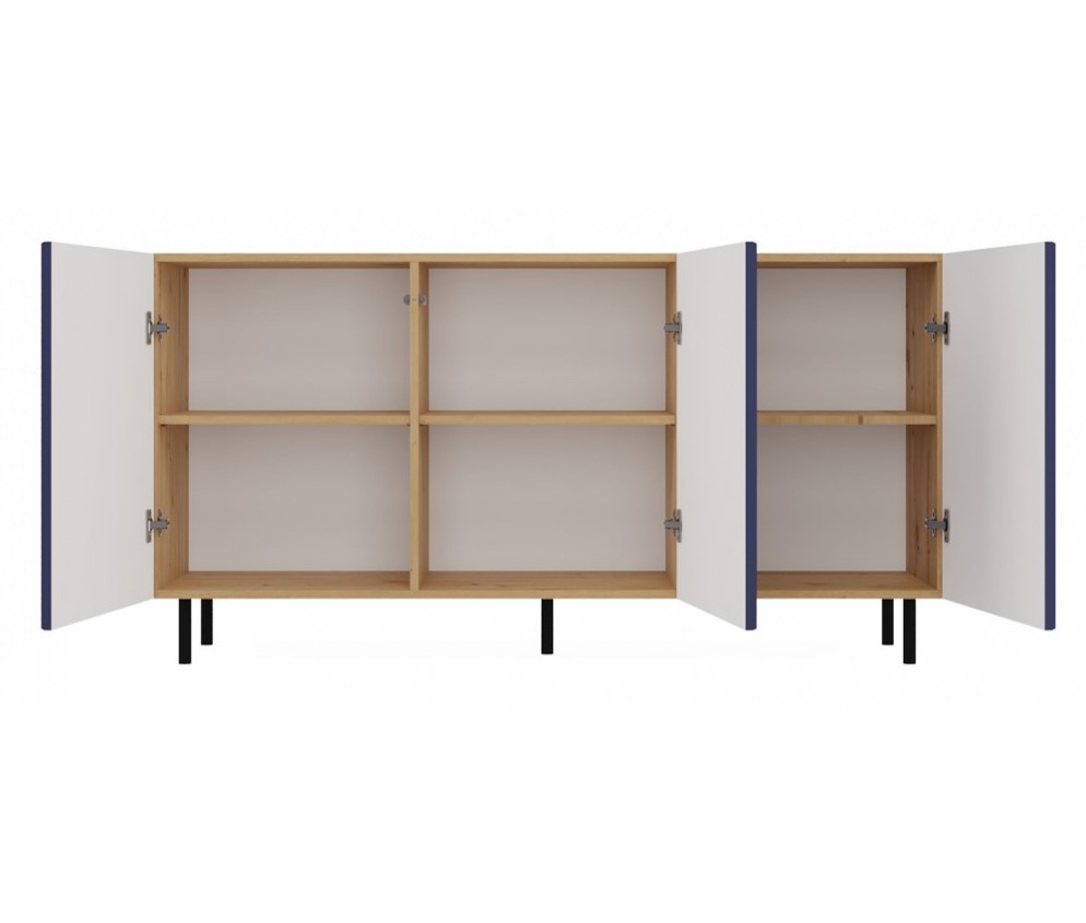 Komoda KAMA 3D SLIM ARISAN GRANAT