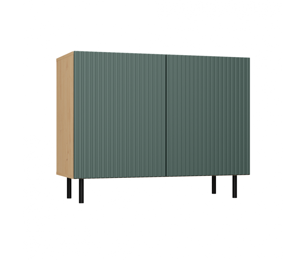 Komoda KAMA 2D SLIM ARTISAN ZIELEŃ