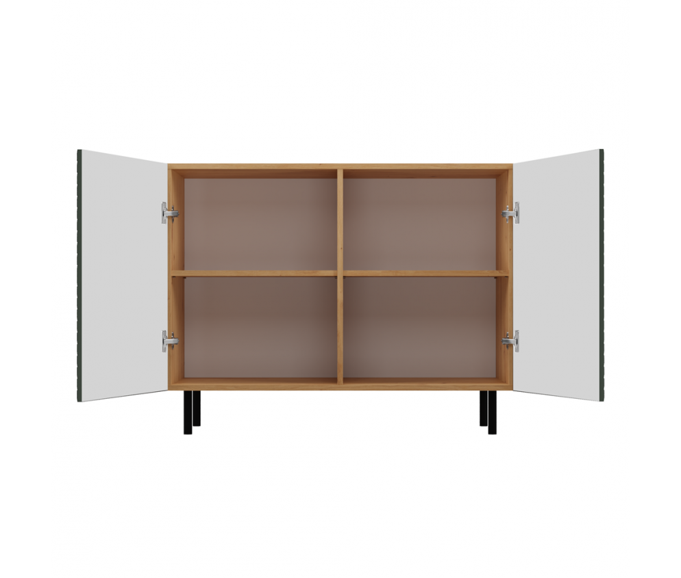 Komoda KAMA 2D SLIM ARTISAN ZIELEŃ