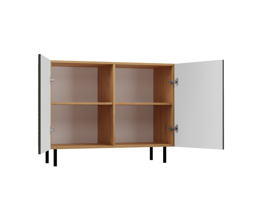 Komoda KAMA 2D SLIM ARTISAN ZIELEŃ