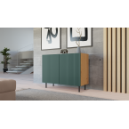 Komoda KAMA 2D SLIM ARTISAN ZIELEŃ