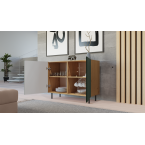 Komoda KAMA 2D SLIM ARTISAN ZIELEŃ