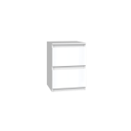 Komplet dwóch sztuk szafki nocnej M2 BIAŁY POŁYSK