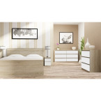 Komplet dwóch sztuk szafki nocnej M2 BIAŁY SONOMA