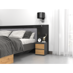 Komplet dwóch sztuk szafki nocnej M2 ANTRACYT ARTISAN