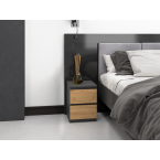 Komplet dwóch sztuk szafki nocnej M2 ANTRACYT ARTISAN