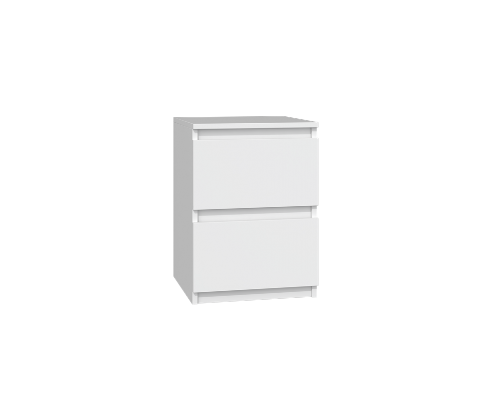 Komplet dwóch sztuk szafki nocnej M2 BIAŁY