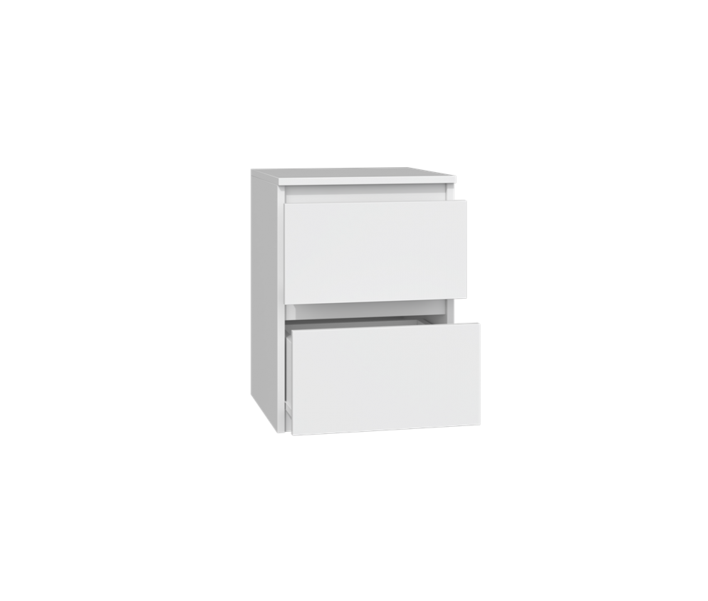 Komplet dwóch sztuk szafki nocnej M2 BIAŁY
