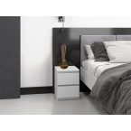 Komplet dwóch sztuk szafki nocnej M2 BIAŁY