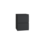 Komplet dwóch sztuk szafki nocnej M2 CZARNY