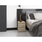 Komplet dwóch sztuk szafki nocnej M2 DĄB SONOMA