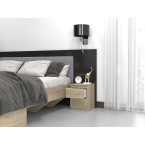 Komplet dwóch sztuk szafki nocnej M2 DĄB SONOMA