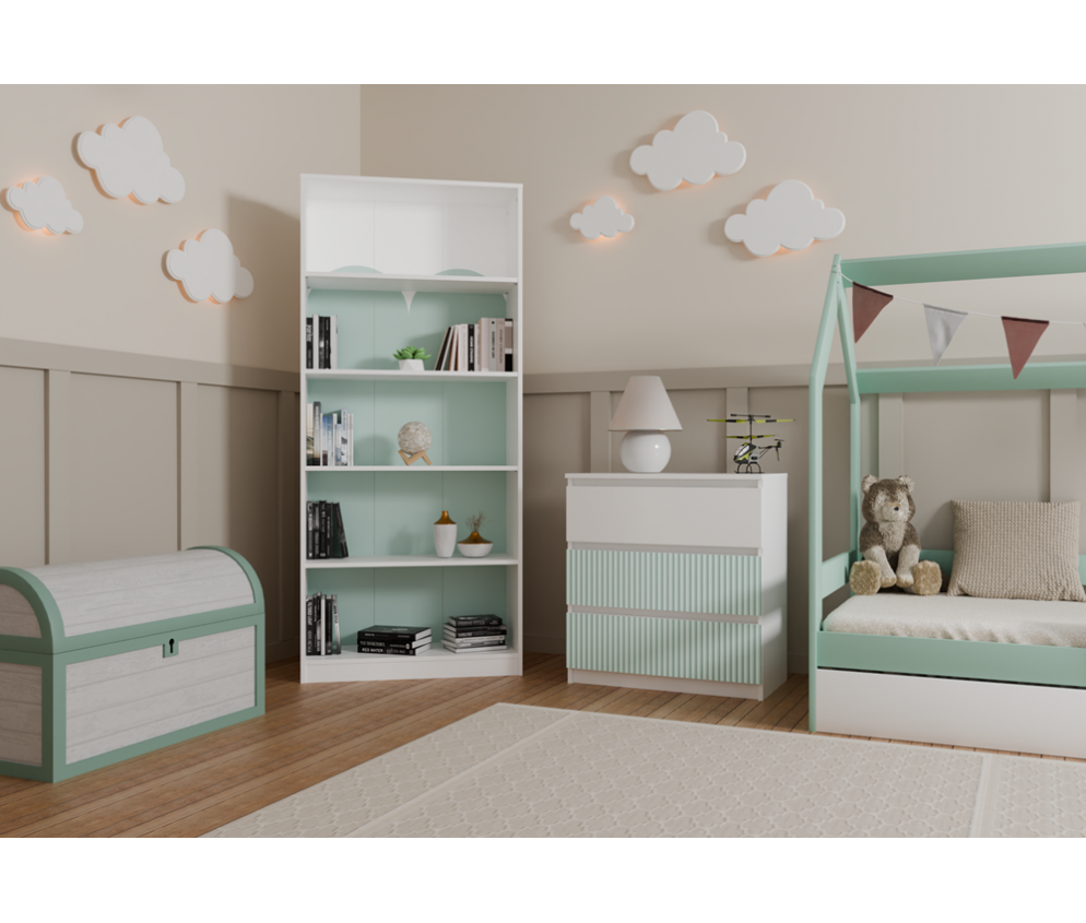 Komoda Malwa M3 ARTESO MINT Miętowy