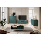 Toaletka Viva 104 Labrador Green/złoty stelaż/złoty uchwyt