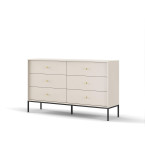 Komoda Mira 154 6SZ Beż Piaskowy