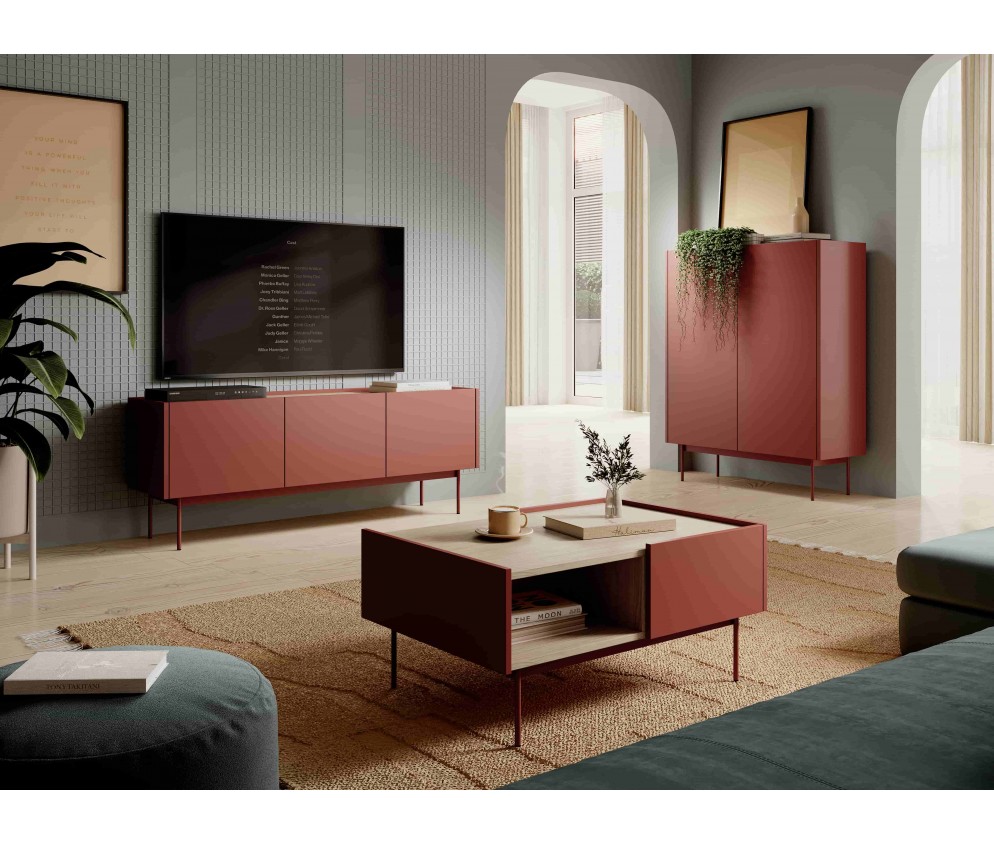 Komoda Marco 97 CERAMIC RED