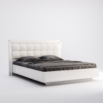 Zestaw sypialniany Betina 3D szafa, łóżko 160x200, komoda 3SZ, 2szt. stolik nocny, lustro.
