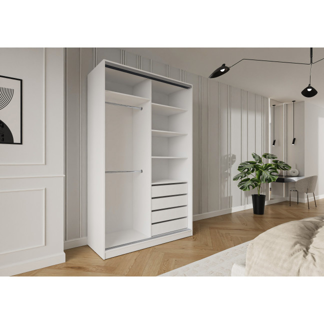 Szafa przesuwna Trend 2 150 Biały mat