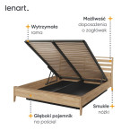 Łóżko z pojemnikiem COZY CZ-02(160)