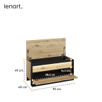 Kontener z oświetleniem QUANT GARDEROBA QG-03