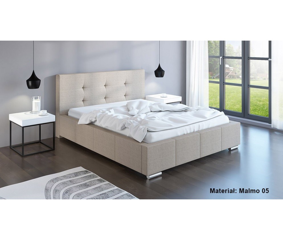 lozka - Łóżko Bed 5 90x200 sypialniane tapicerowane