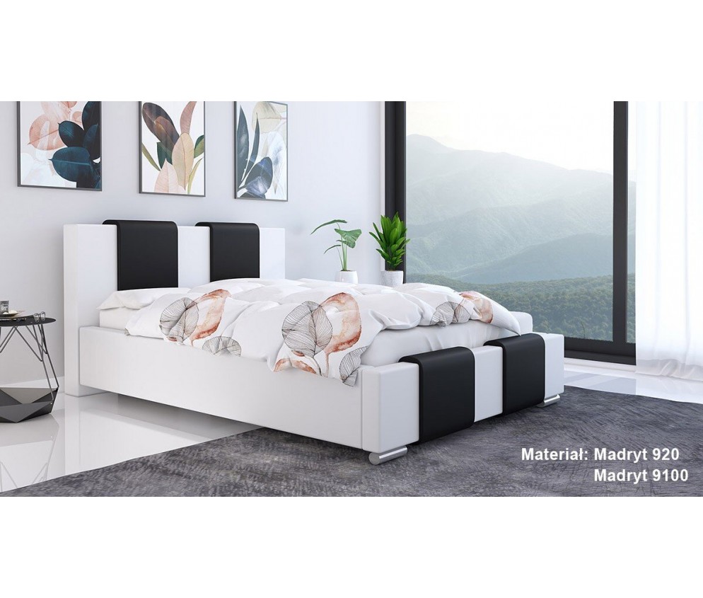 lozka - Łóżko Bed 6 90x200 sypialniane tapicerowane