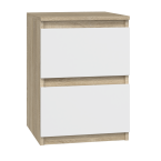 Komplet dwóch sztuk szafki nocnej M2 BIAŁY SONOMA