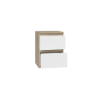 Komplet dwóch sztuk szafki nocnej M2 BIAŁY SONOMA