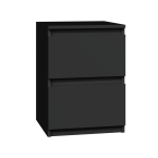 Komplet dwóch sztuk szafki nocnej M2 CZARNY