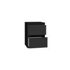 Komplet dwóch sztuk szafki nocnej M2 CZARNY