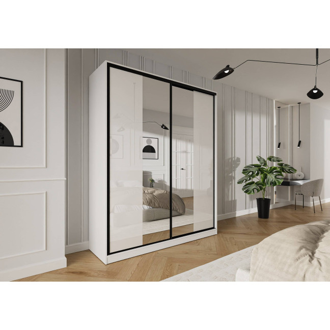 Szafa przesuwna Trend 5 200 Biały Połysk