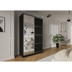 Szafa przesuwna Trend 10 150 Czarny mat