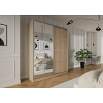 Szafa przesuwna Trend 10 200 Dąb Barbera Piaskowy