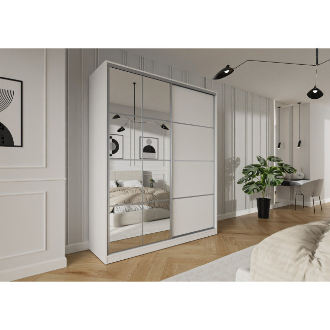 Szafa przesuwna Trend 10 180 Biały mat