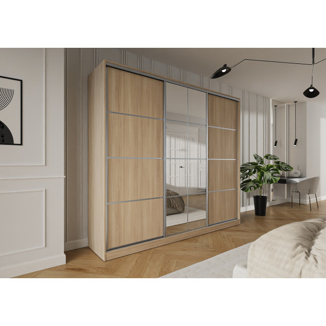 Szafa przesuwna Trend 10 250 Dąb Barbera Piaskowy