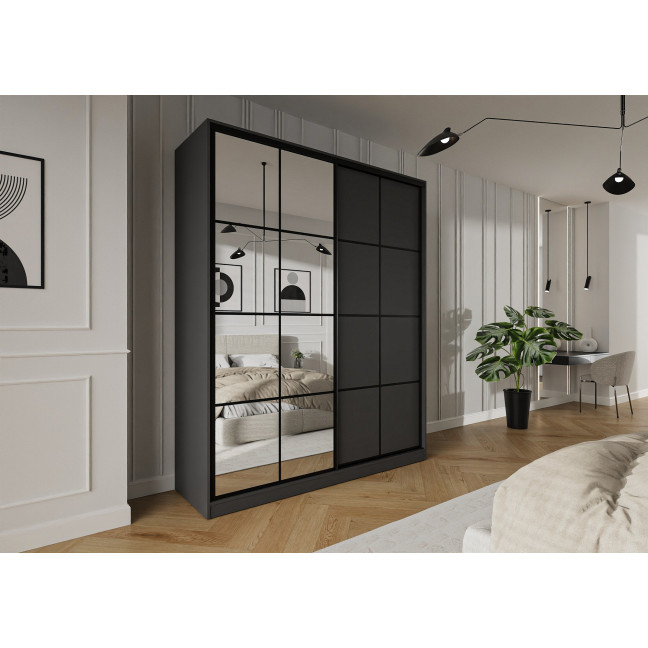 Szafa przesuwna Trend 12 200 Grafit