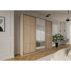 Szafa przesuwna Trend 12 250 Dąb Barbera Piaskowy