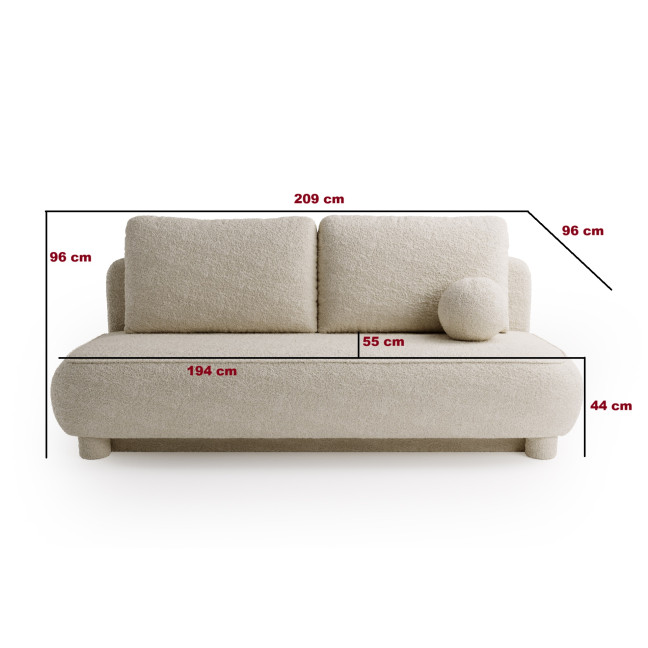 Sofa Gaja z funkcją spania