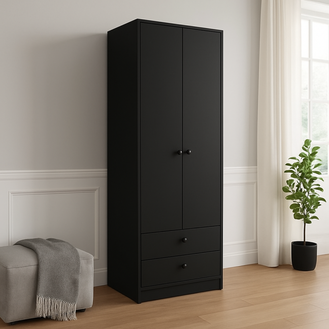 Szafa uchylna Ariva 80 cm Czarny Mat