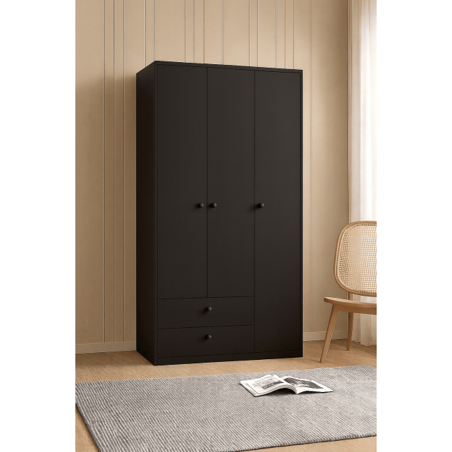 Szafa uchylna Ariva 110 cm Czarny Mat