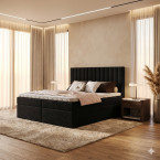 Łóżko kontynentalne Terra 2 – Tkaniny do wyboru