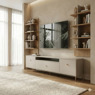 Szafka RTV Mell Kaszmir Mat stojąca